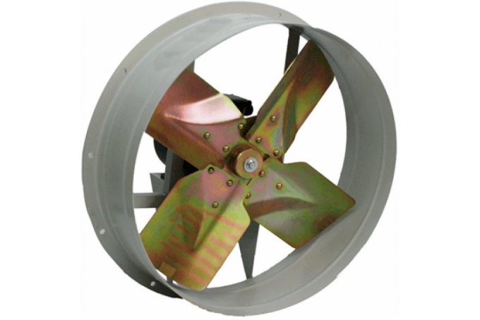 Harici Motorlu 4 Kanatlı Metal Pervaneli Fan 4.000 m3/h Çap-35 Cm   / 1