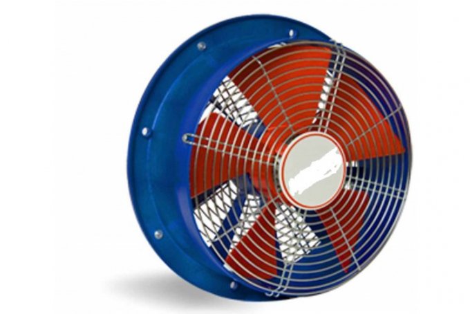 Asit Fanı-Plastik Aksiyel Aspiratör  5.350 m3/h  Çap-45 Cm / 2