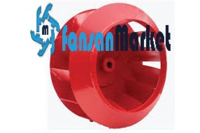 Yüksek Debi Fan Geriye Eğik Alçak Basınçlı (0,37 kw 3.000m3/h 40 mm/SS)  / 3
