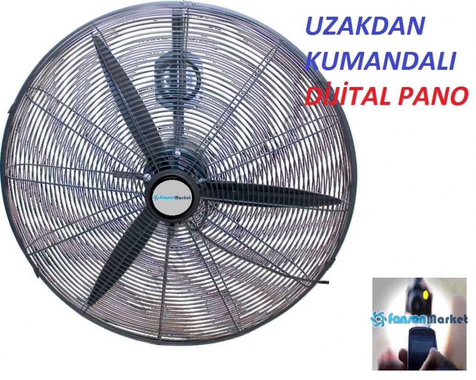 Uzakdan Kumandalı Sanayi Tipi Vantilatör (Duvar Tipi)FDVUK650(1.250